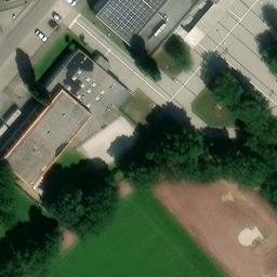 Sand Volleyball Court — aerial view