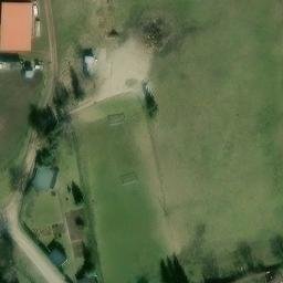 Grass Volleyball Court, Lehesten — aerial view