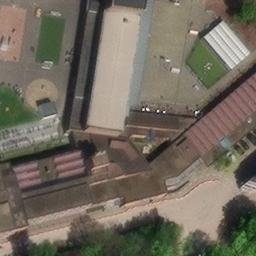 Volleyball Court — aerial view