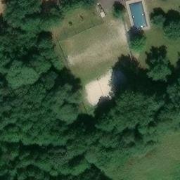Volleyball Court near Münsa — aerial view