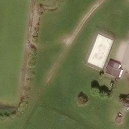 Sand Volleyball Court — aerial view
