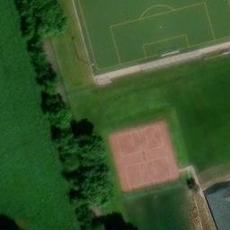 Volleyball Court, Erfurt — aerial view