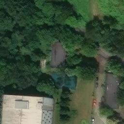 Sand Volleyball Court — aerial view