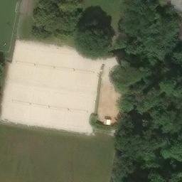 Sand Volleyball Court — aerial view