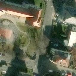 Volleyball Court near Heidenau — aerial view