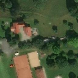 Sand Volleyball Court — aerial view