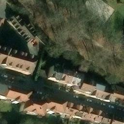 Sand Volleyball Court, Jena — aerial view