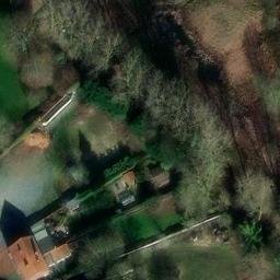 Sand Volleyball Court — aerial view