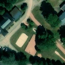 Sand Volleyball Court — aerial view