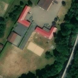 Sand Volleyball Court — aerial view