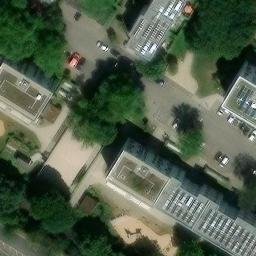 Sand Volleyball Court — aerial view