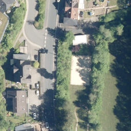 Sand Volleyball Court, Siegen — aerial view