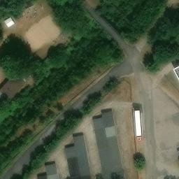 Sand Volleyball Court — aerial view