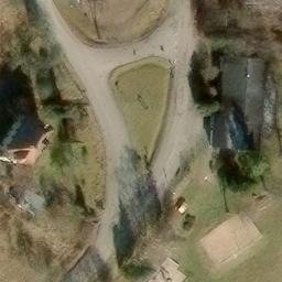 Sand Volleyball Court — aerial view