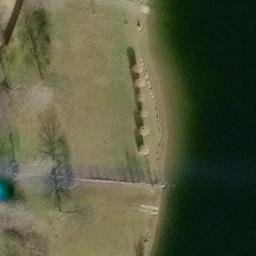Sand Volleyball Court — aerial view