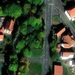 Volleyball Court, Erfurt — aerial view