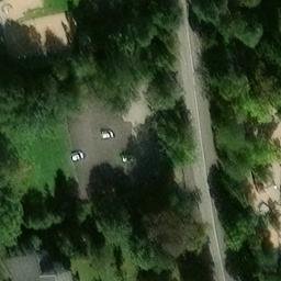 Sand Volleyball Court — aerial view