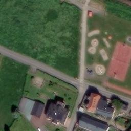 Volleyball Court near Bad Schandau — aerial view