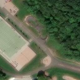 Sand Volleyball Court, Seebach — aerial view