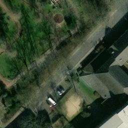Sand Volleyball Court — aerial view