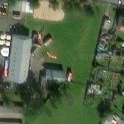 Sand Volleyball Court — aerial view