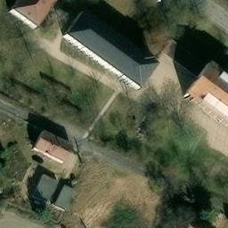 Grass Volleyball Court — aerial view