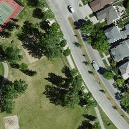 Chaparral Beach Volleyball Court — aerial view