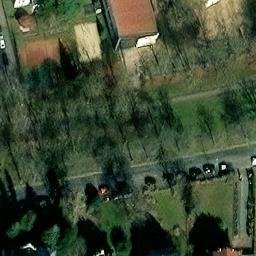 Sand Volleyball Court, Gera — aerial view