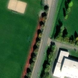 Sand Volleyball Court, Amt Wachsenburg — aerial view