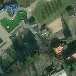 Sand Volleyball Court — aerial view