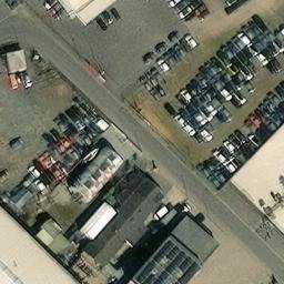 Sand Volleyball Court — aerial view