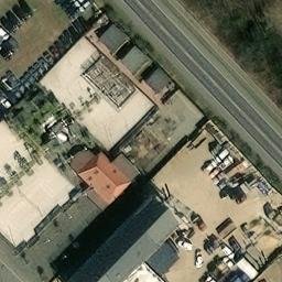 Sand Volleyball Court — aerial view