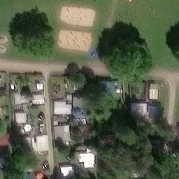 Sand Volleyball Court, Hohenfelden — aerial view