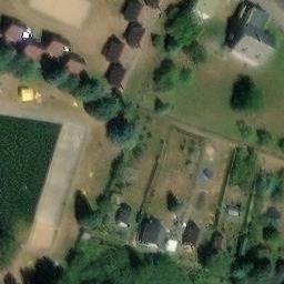 Sand Volleyball Court — aerial view