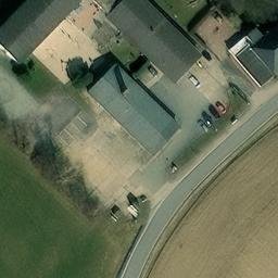 Sand Volleyball Court — aerial view