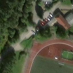 Volleyball Court near Brand-Erbisdorf — aerial view