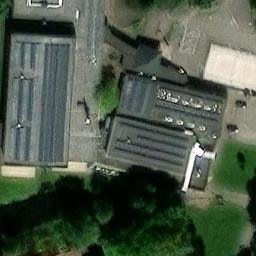 Sand Volleyball Court — aerial view