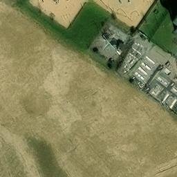 Grass Volleyball Court — aerial view