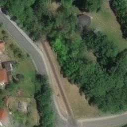 Volleyball Court near Dippoldiswalde — aerial view