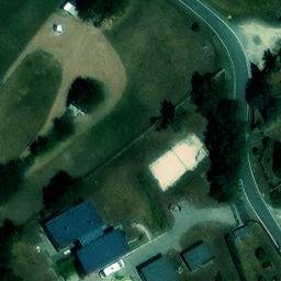 Sand Volleyball Court — aerial view