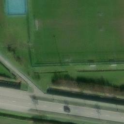 Beach volley court — aerial view