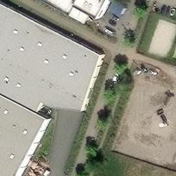 Sand Volleyball Court — aerial view
