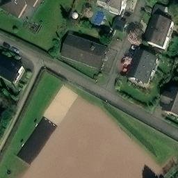 Sand Volleyball Court, Neunkirchen-Seelscheid — aerial view