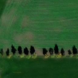 Volleyball Court near Heukewalde — aerial view