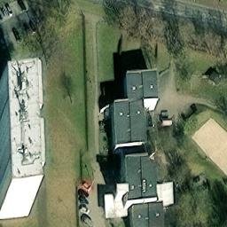 Sand Volleyball Court, Gera — aerial view