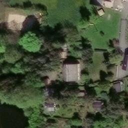 Sand Volleyball Court — aerial view