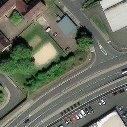 Stadtallendorf Beach Volleyball Court — aerial view