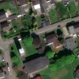 Sand Volleyball Court — aerial view