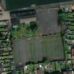 Volleyball Court — aerial view