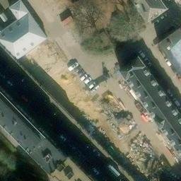 Sand Volleyball Court — aerial view
